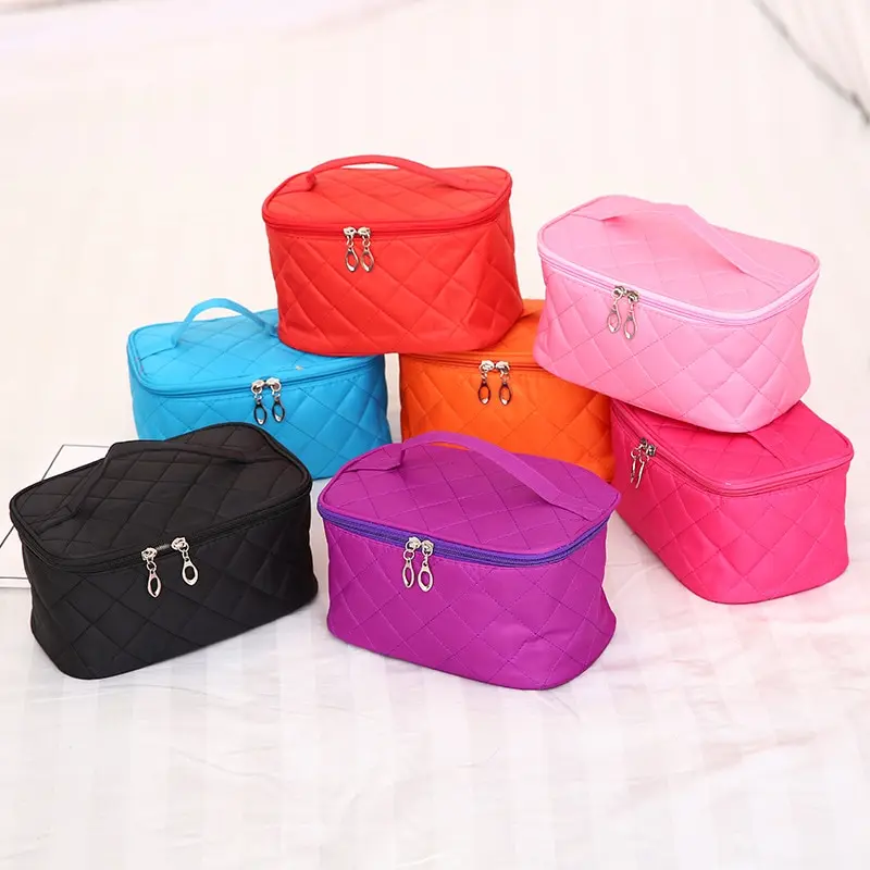 Makeup Bag Portable Large Capacity Storage Box Advanced Carry On Waterproof Wash Cute Sweet Handbag Simple Toiletry Bag