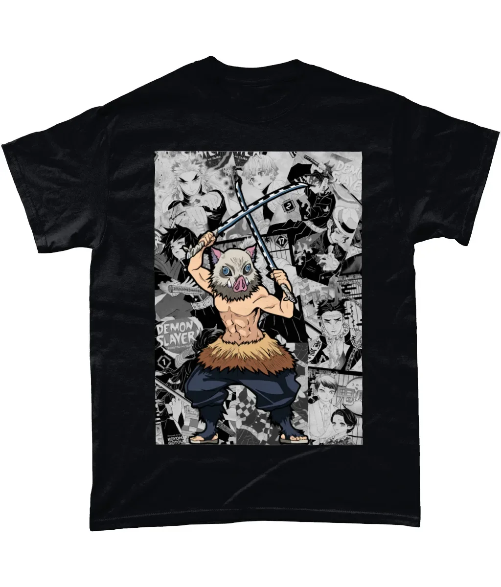 

Inosuke Demon Slayer Manga Strip Anime Unisex Tshirt T-Shirt Tee ALL SIZES