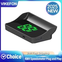 Car Head Up HD Display Car GPS HUD Head-Up Display Universal USB KMH Speedometer Plug and Play For Car Bus Truck Bicycles