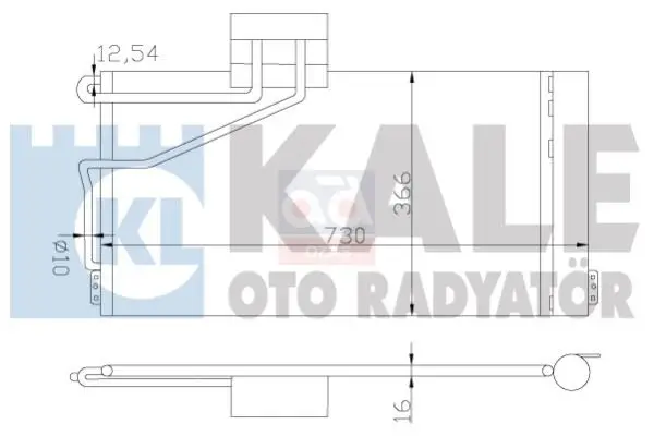 387800-air conditioner radiator (condenser) 01-05 C-series (W203-S203)