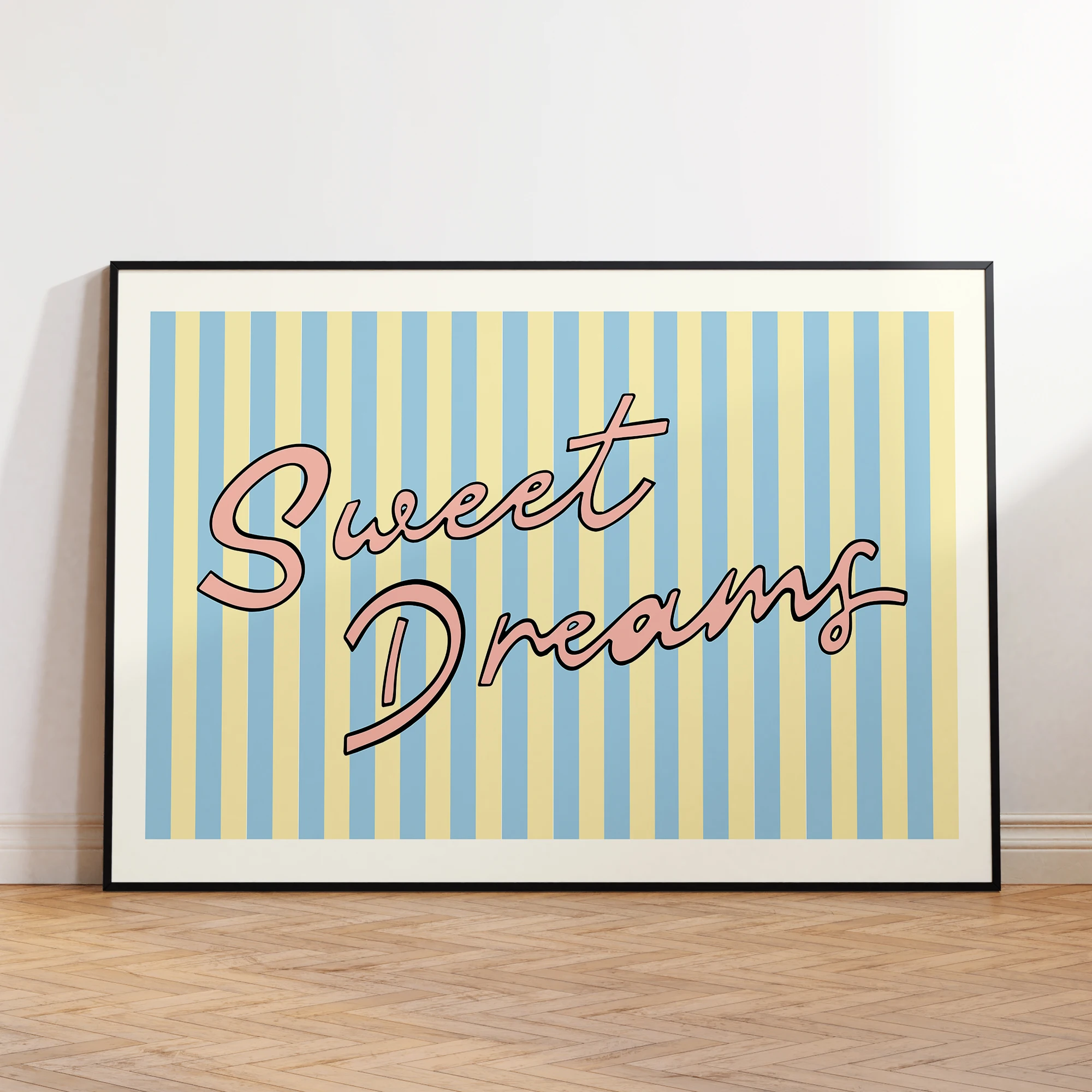Retro Süße Träume Wand Kunstdrucke Leinwand Malerei Poster Bild Für Schlafzimmer Esszimmer Wohnzimmer Wohnkultur