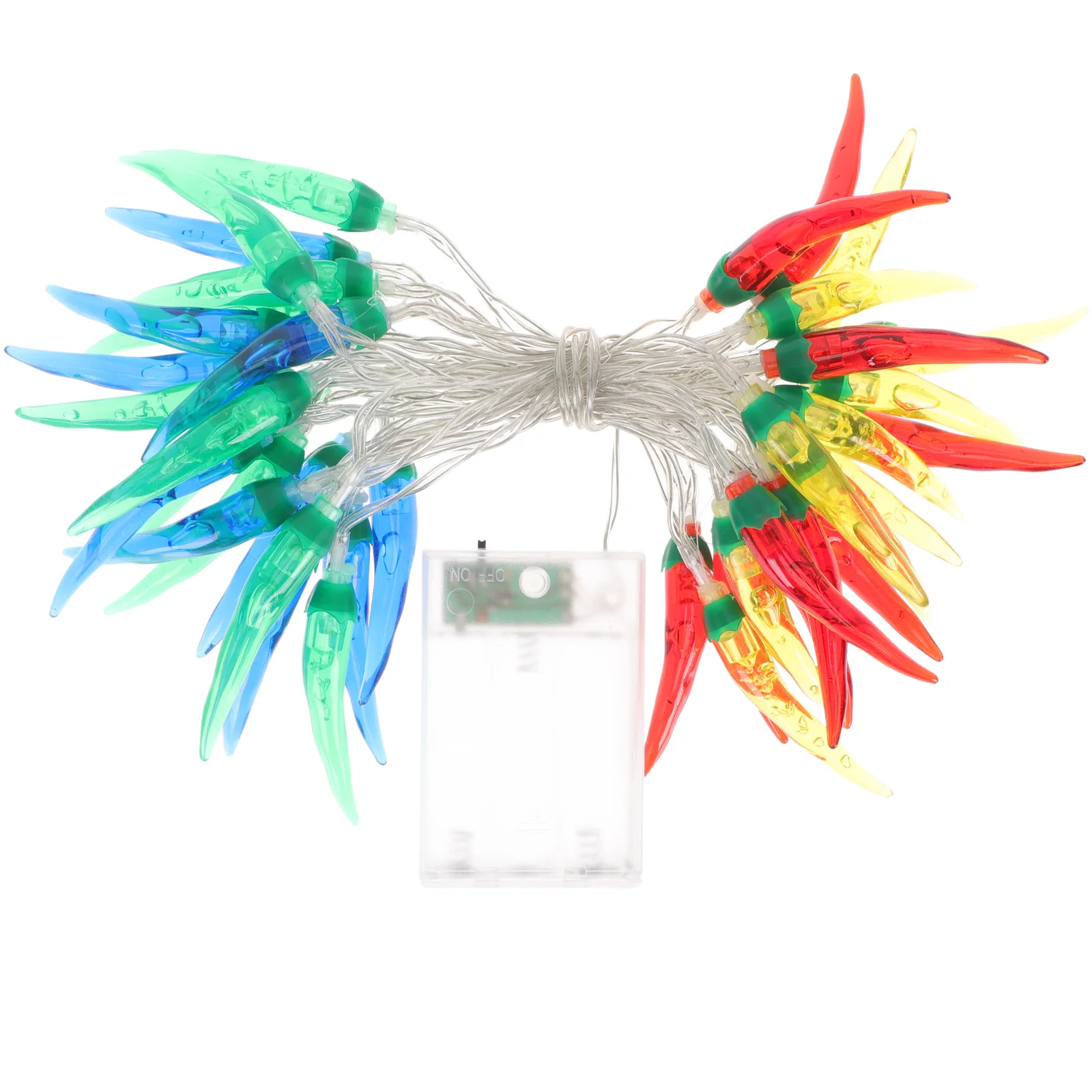 سلسلة الفلفل الملونة Led أضواء الجنية لغرفة النوم ديكور الحفلات الجدة الفلفل الحار تحت عنوان أضواء معلقة الزخرفية #6