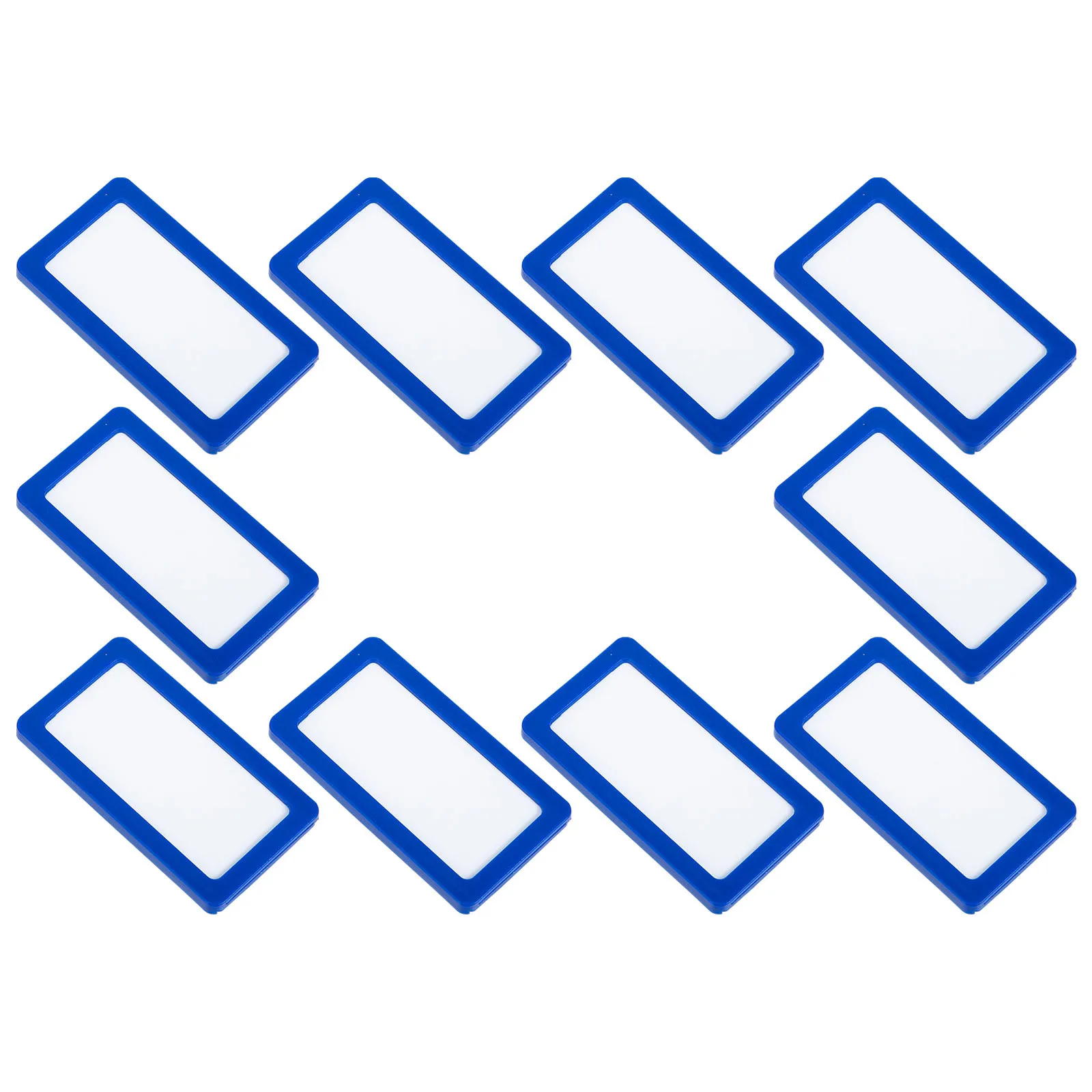 

10Pcs Magnetic Label Holders Small Size Easy to Use for Refrigerator Whiteboard Cabinet Iron Surfaces Storage Bins Shelf Labels