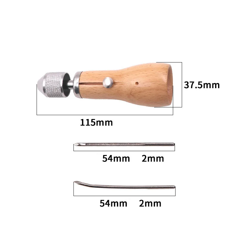 DIY skórzana ręczna maszyna do szycia woskowana nić narzędzie do szycia skórzane rękodzieło krawędzie paski do szycia narzędzia szewskie ścieg ręczny