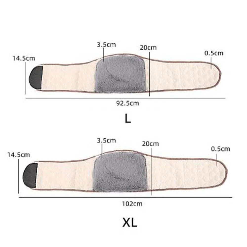 

Imitation Cashmere Warm Waist Support Belt Lumbar Brace Plush Fur Plush Lumbar Brace Grey Camel Color Winter Fur Waist Belts