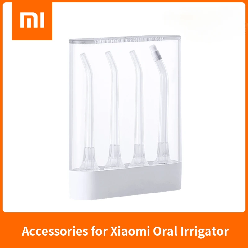 

Original XIAOMI MIJIA Oral Irrigator Accessories for Portable Electric Teeth Flushing Device Nozzle Accessories 4pcs Set