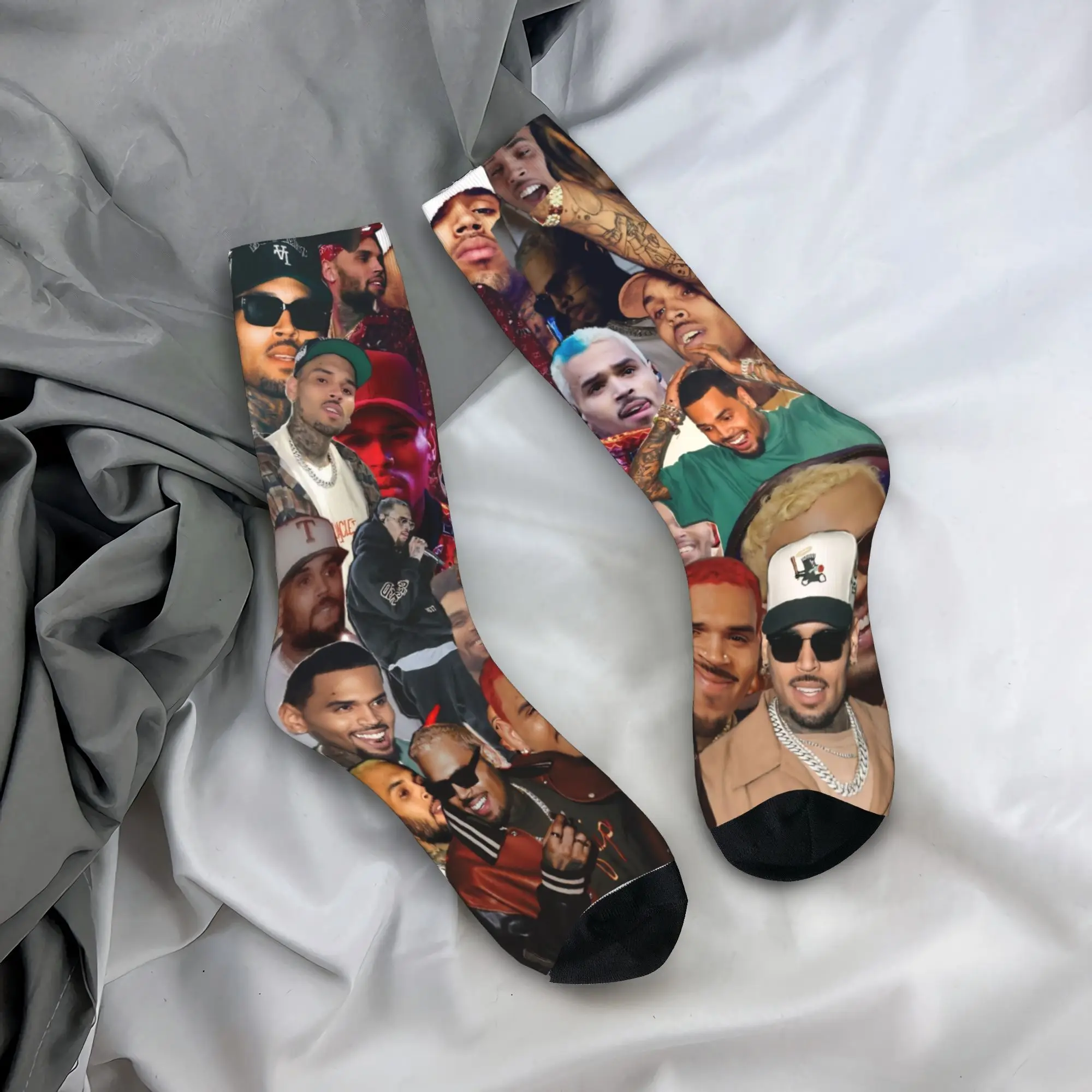 

Коричневые носки с коровьим принтом, носки с принтом, противоскользящие, унисекс, мужские носки, качественные осенние модные уличные носки