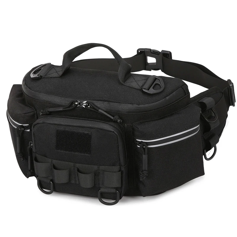 Tactical Camping Waist Bag Chest Sling Bakcpack Outdoor Climbing Hiking Travel Crossbody Molle Belt Cycling Fishing Fanny Pack