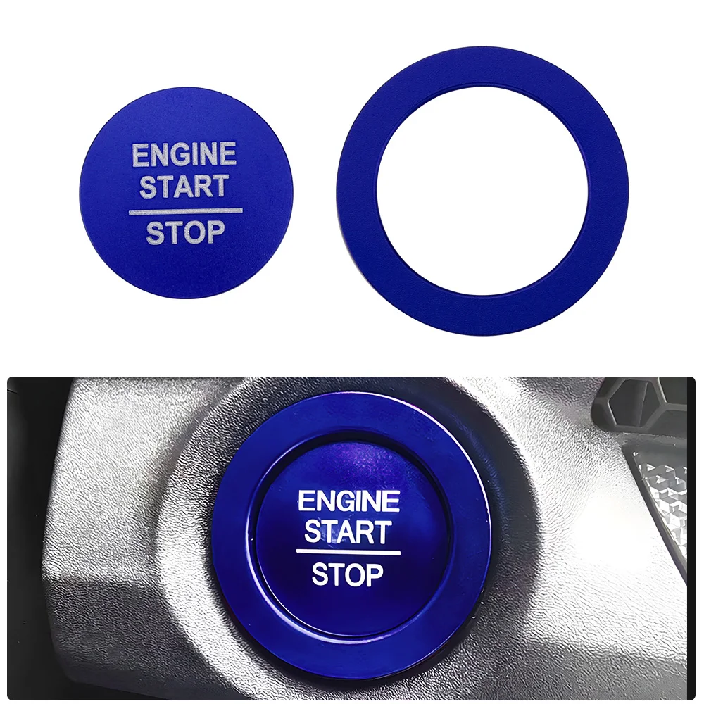 LECART لهوندا سيفيك اكسسوارات 11th Gen 2022 20223 2024 CR-V 2023 2024 الإشعال غطاء أزرار ملصق سبائك الألومنيوم دفع ل