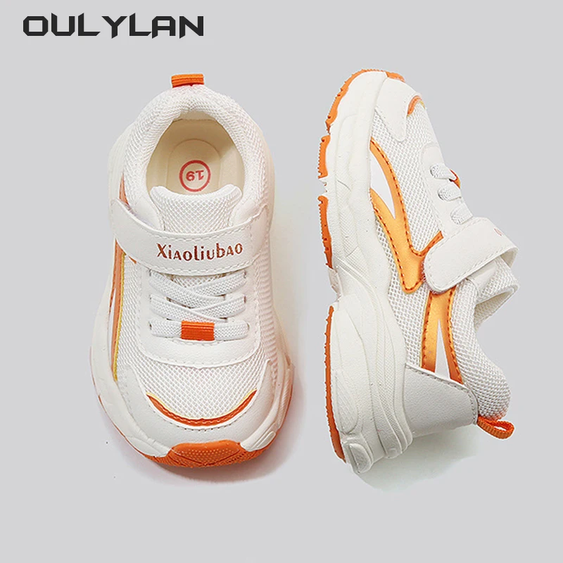 Breathable Mesh Non slip Sports Shoes Spring Autumn Soft Sole Boys Girls Comfortable Sneakers 3 4 5 year old Baby Walking Shoes