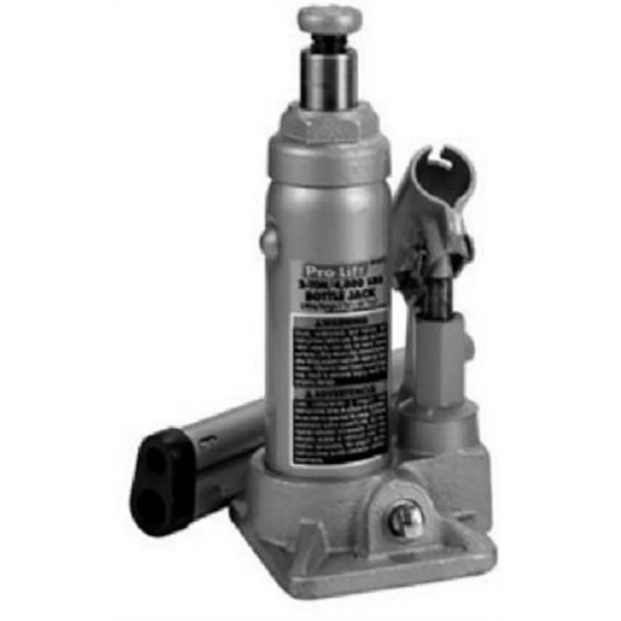 Pro-lift b-002d grey hydraulic bottle jack, 2 ton capacity