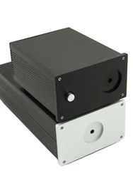 1Piece Aluminum DAC Tube Amplifier Split Power Supply Enclosure Mini AMP 126 Case Chassis Preamp Box PSU Headphone Amplifier Cha
