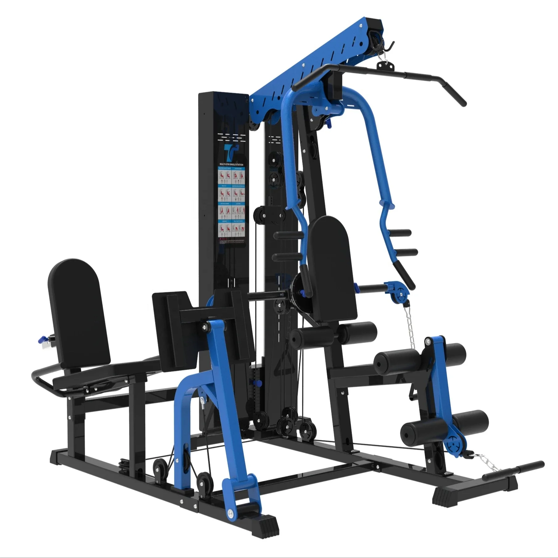 

Home Gym Multi Function Single Station Weight Stack Gym Equipment