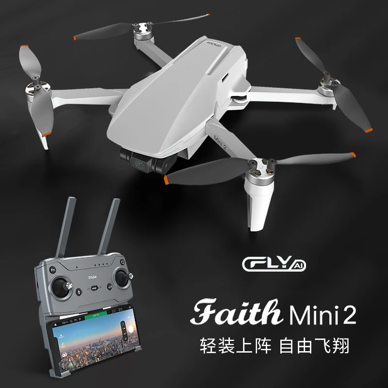 CFLY Faith mini 2 GPS drone 4k video 3-AXIS Gimbal intelligent shooting 4x Digital zoom 249g small drone stable unlimited