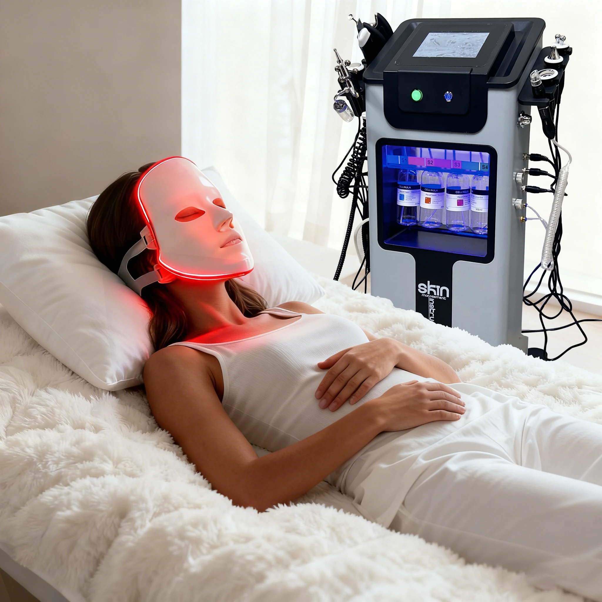 11‑in‑1 Multifunctional Facial Care Device for At‑Home Use, Facial Beauty Machine for Skin Cleansing, Designed for Skincare Enthusiasts, Ideal Christmas & New Year Gift