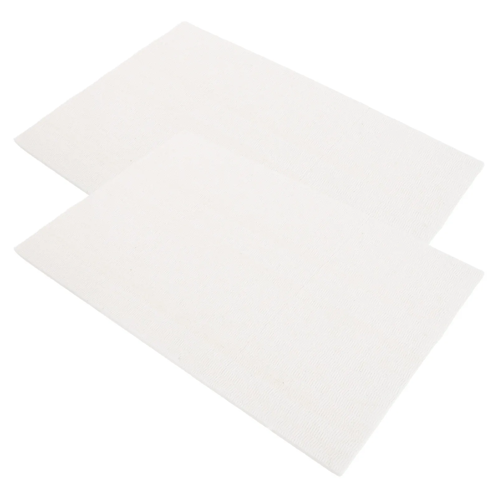 

2Pcs Flame Retardant Ceramic Fiber Board Fireproof Heat Shield High Temp Insulation Board for Pizza Oven Stove Fireplace