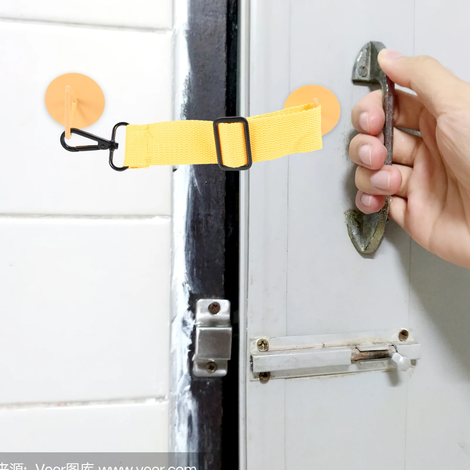 

Pet Adjustable Strap Wear resistant Door Strap for Cat Dog Height Cat Kennel Door Stopper Adjustable Design Easy to Install