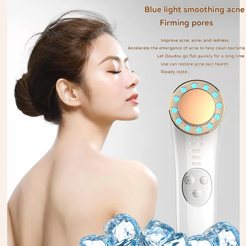 Masseur Facial à microcourant, dispositif de beauté des yeux, Lifting du visage, remplacement de la peau, nettoyage en profondeur, outil de soins de la peau multifonctionnel