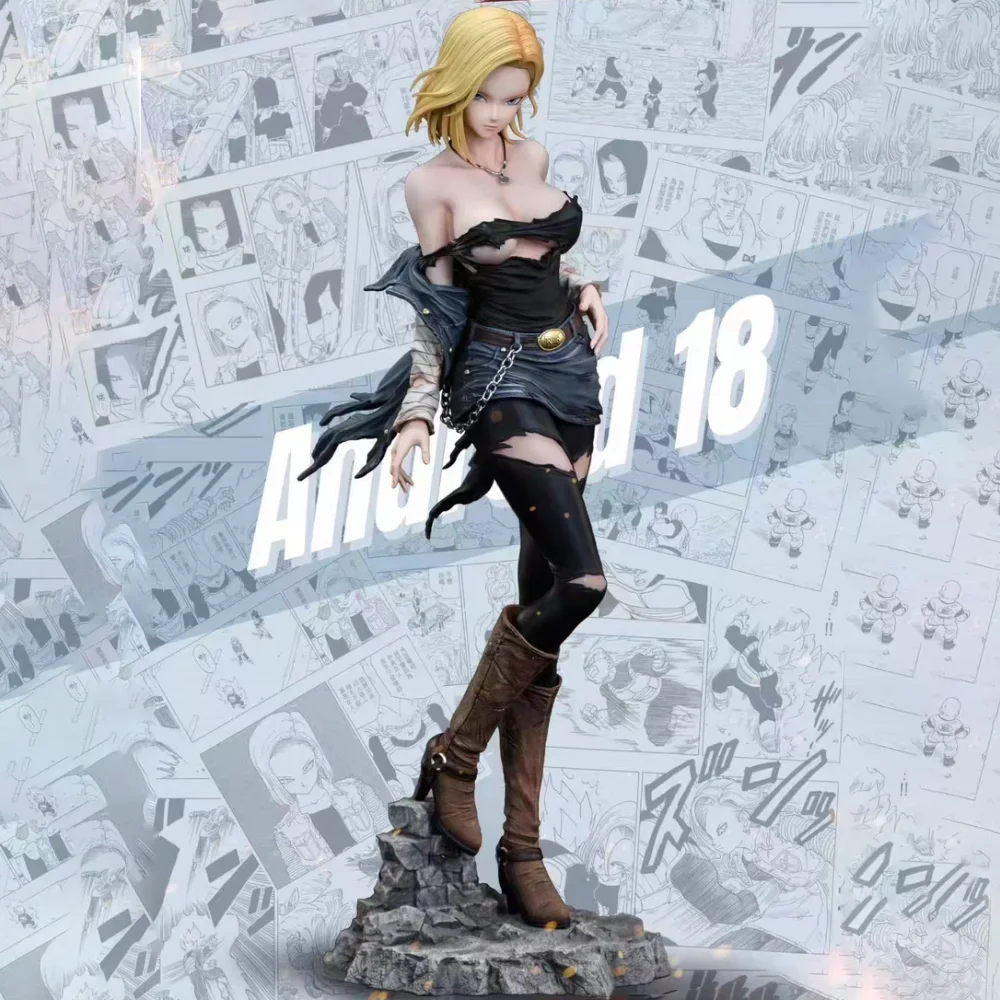 30cm Dragon Ball Z Anime Figure Android 18 Sexy Beauty Anime Figures Model Peripherals Action Figure Doll Birthday Gift Toy Game