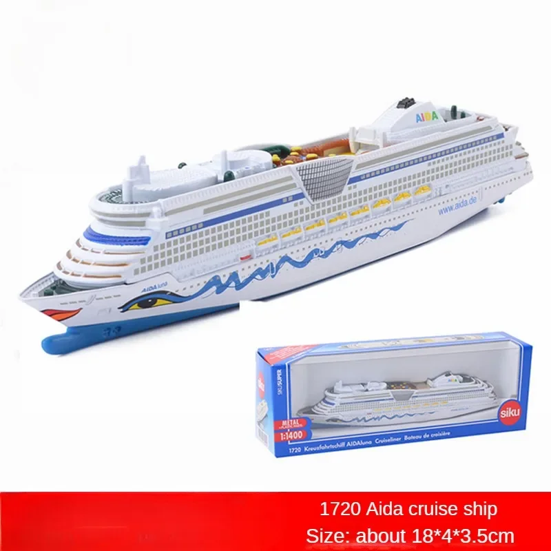 Simulation Alloy Ship Model Queen Mary Aida Cruise Ship Meshiv 3 Cruise Ship Speedboat Model Toy Ornaments Gift Collection