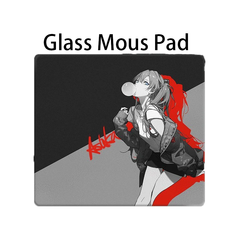 

Новый японско-корейский комикс-стиль: фотогальванический стеклянный коврик для мыши, улучшенный, гладкий, для игр с высокой частотой отклика (FPS), для офиса и дома, стеклянный коврик для мыши