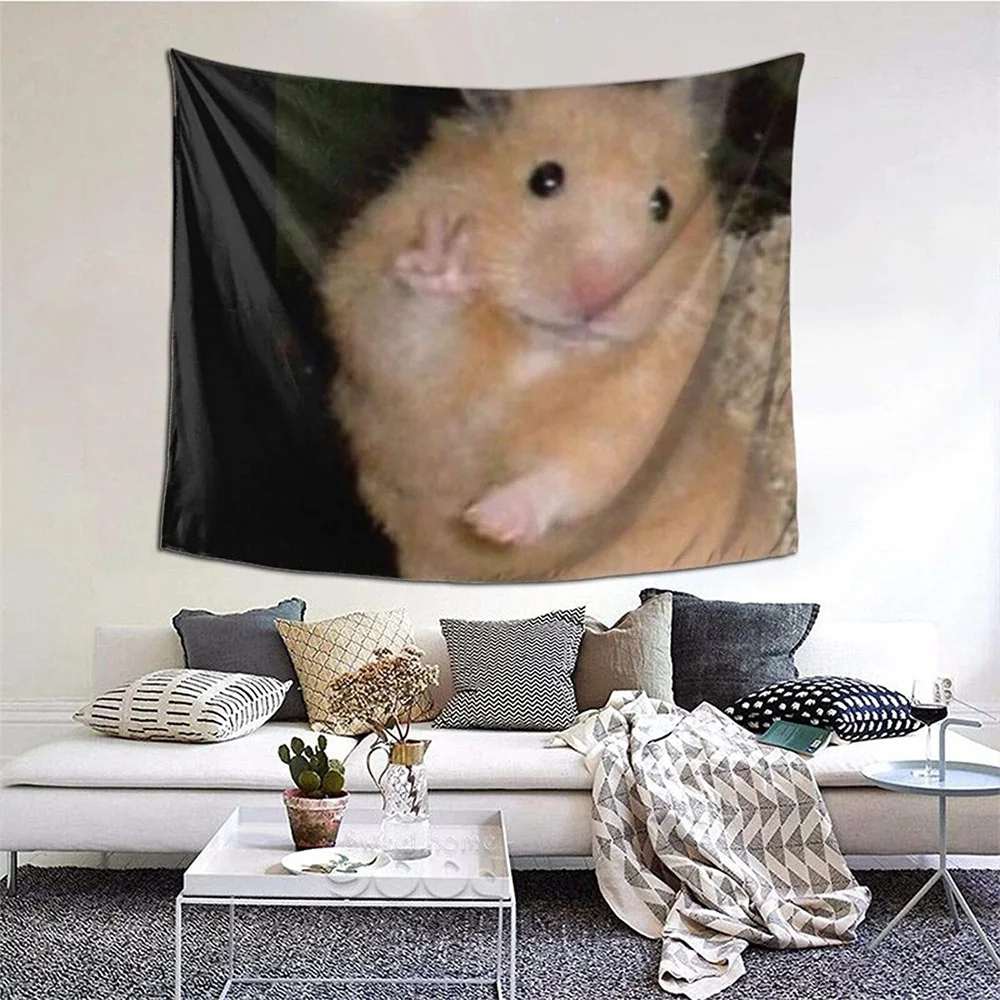 

Cute Mouse Animal Wall Tapestry Wall Hanging Wall Art Coverlet Bedding Blanket Sheet Throw Furniture Yoga Mat Home Decor