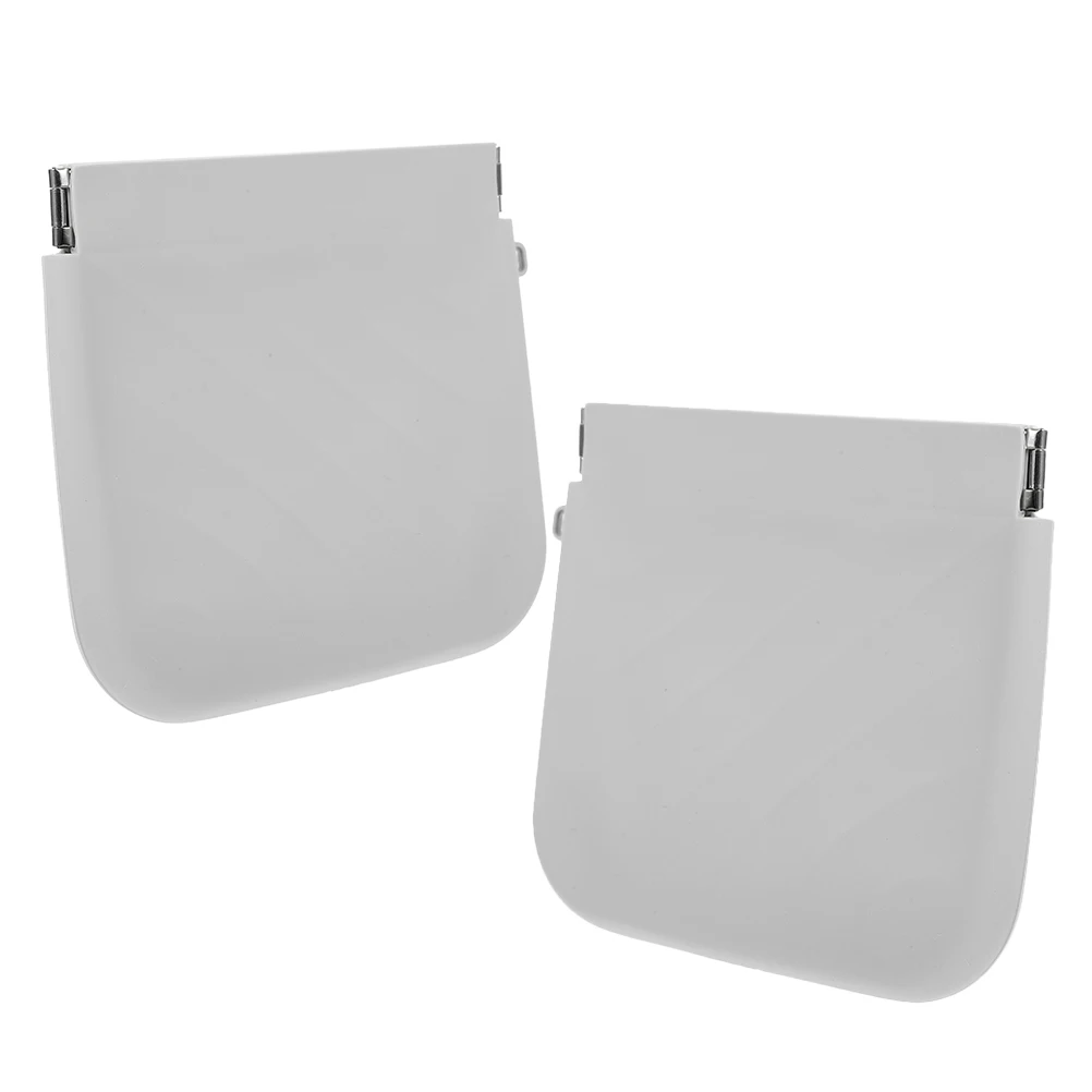 

2 Pcs Makeup Bag Small Toiletry Pouch Coin Purse Travel Accessories Durable Silicone Easy Clean Women Must Haves