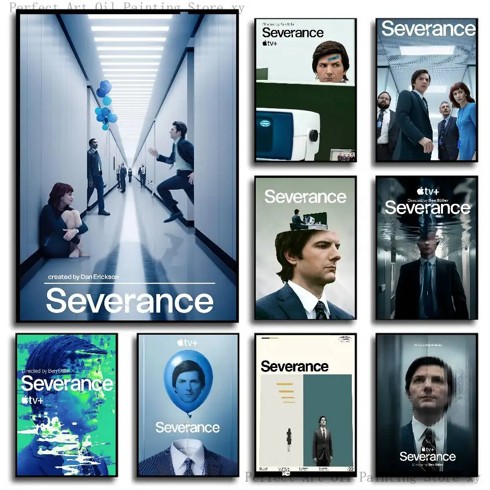 Severance Poster Self-adhesive Art Room Entrance Restaurant Wall Decor Art Painting