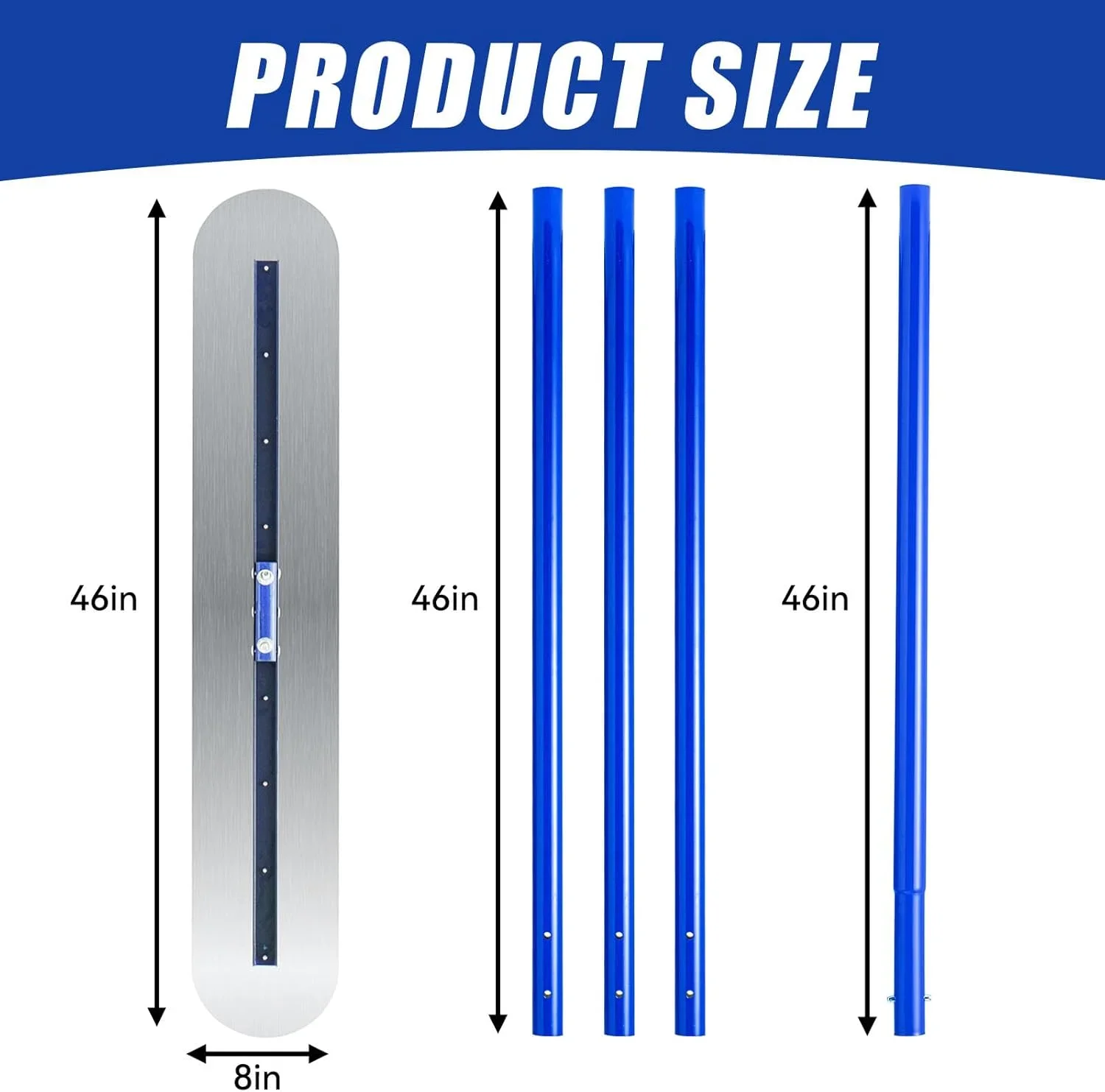 # for 120*30cm Stainless Steel Concrete Bull Float Big Trowel