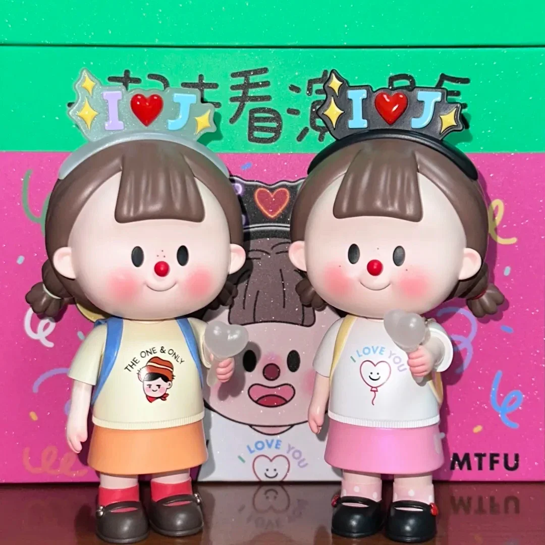 

DUODUO Sister Go To See The Concert Together Figure Doll Cute Girl Toys Love Puppet Designer Toys Decoration Art Gift