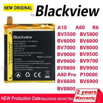 Batterie de téléphone originale pour Blackview BV6000 BV7000 BV8000 BV9000 PRO BV9500 BV6800 A10 A60 R6 BV9700 BV9800 P10000 A80 PRO
