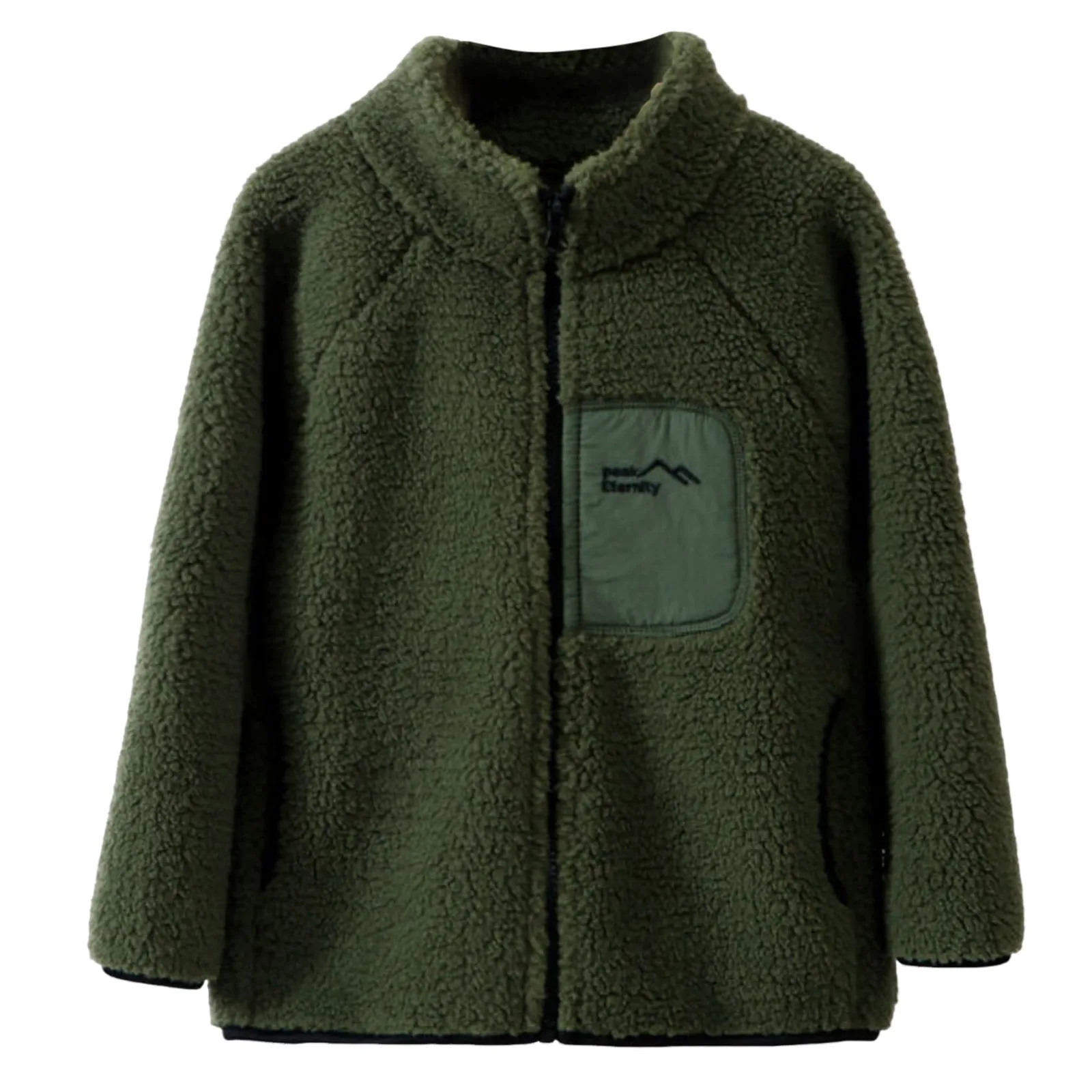 سترة كبيرة فتاة الأطفال الفئة أ سترة مبطنة بالصوف خريف شتاء سميكة صوف مبطن دافئ معطف على شكل ثوب الفتيات حجم 14