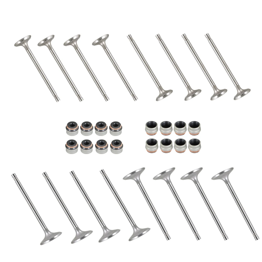 For Audi VW 2.0T Engine Intake Valves & Exhaust Valves 16pc Kit Fit New