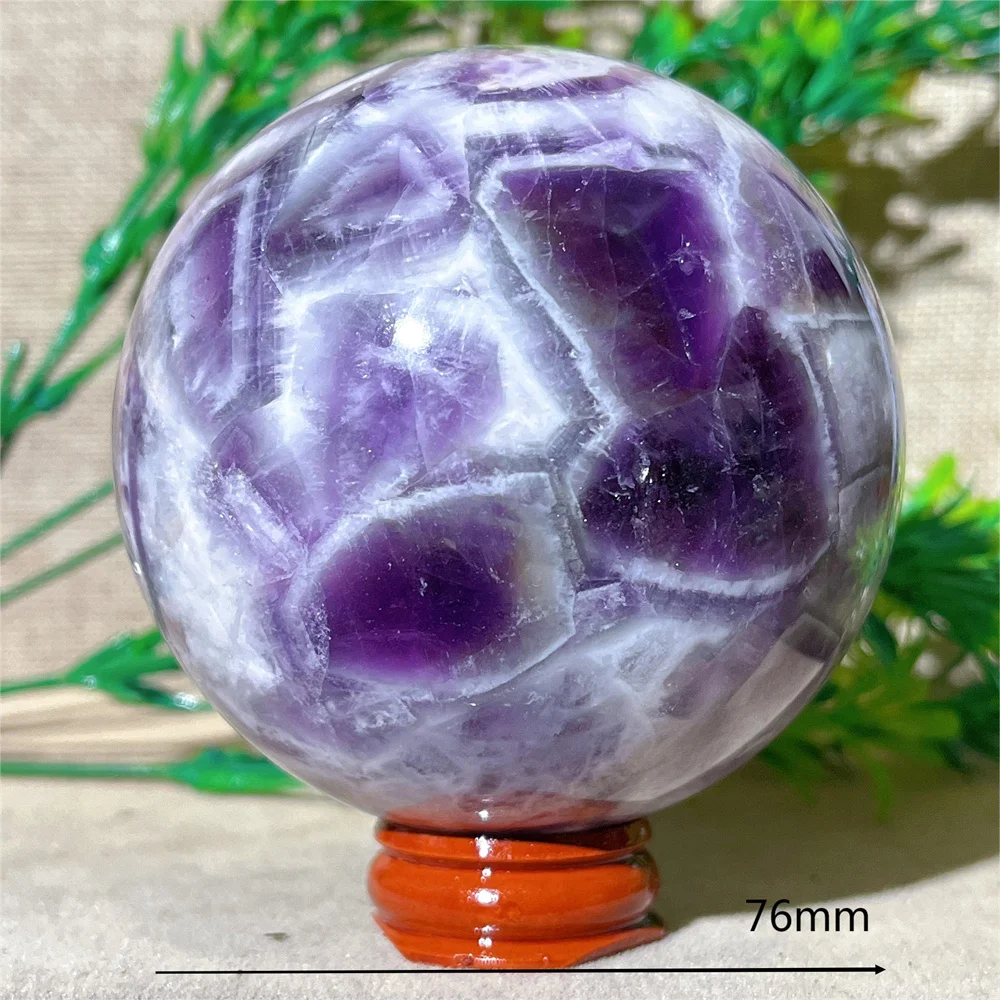 Dream Amethyst Sphere Ball Crystal Natural Quartz t Healing Stone Gemstones Quality Minerals Spiritual Home Decoration+Stand