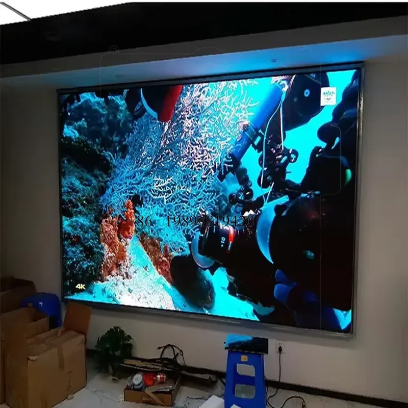 Wmwmnu for High Resolution Indoor P1.25 P1.5 P1.8 P2.5 LED Video Wall Full Color Seamless Splicing 4K HD customized product