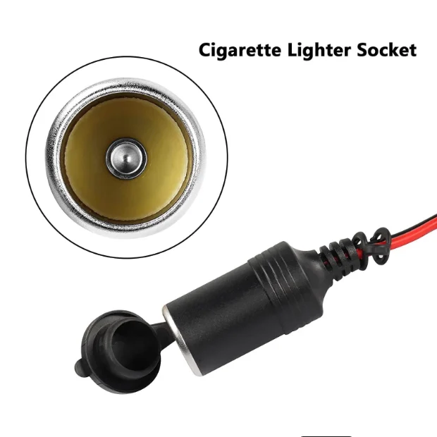 Encendedor de cigarrillos hembra a conector hembra XT60, Cable de 12V-24V, enchufe de encendedor de cigarrillos para coche, camión, RV, motocicleta