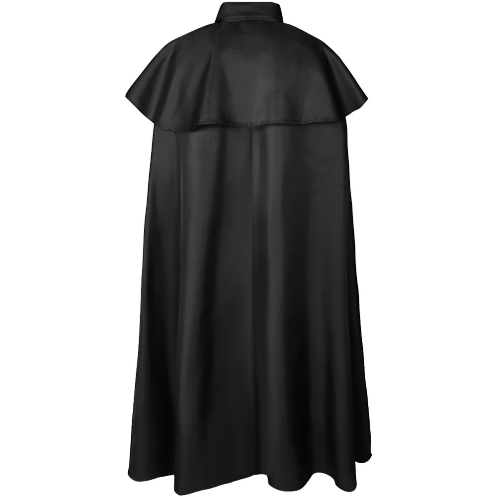 Men's Medieval Long Cape, Halloween, Novo