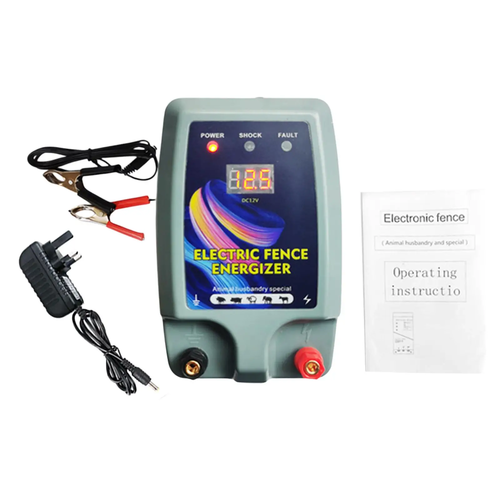 

Electric Fence Energizer Electric Fence Charger for Garden Farm Cattle