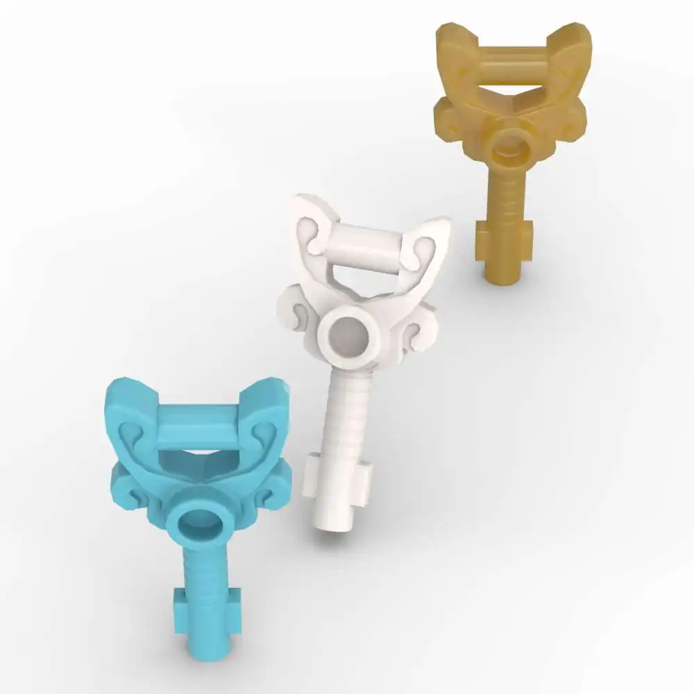 MOC 10PCS 19118 Utensil Key Building Block Ornamented With 1 Stud Stacking Replaceable Brick Toys Adults Boys Holiday Gifts