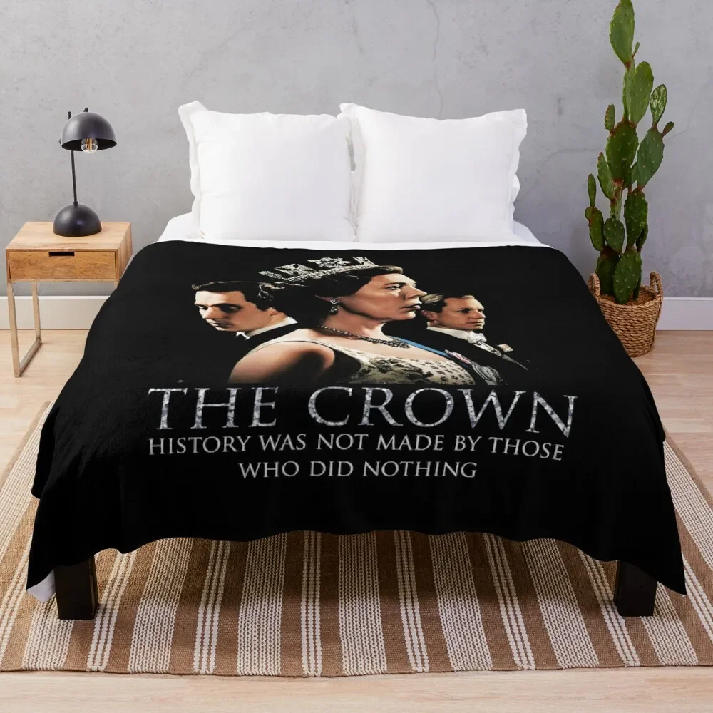 

the crown netflix special edition Throw Blanket Machine Washable Soft Warm Blanket