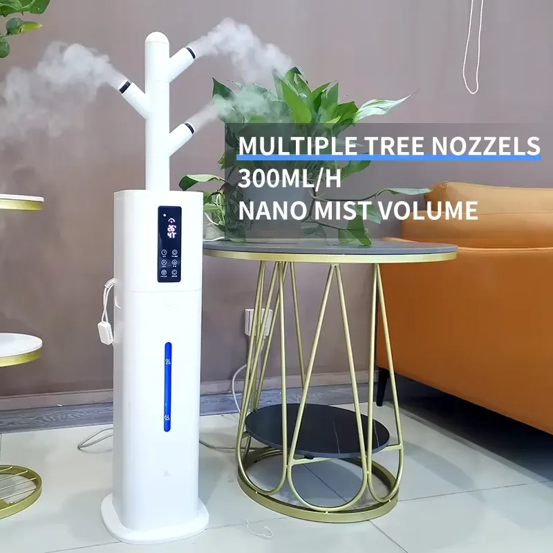 for Baby Warm Light Moisturizer Multi-nozzle Sprayer Pump 12L Aromatic Air Ultrasonic Humidifier cool mist diffuser essential