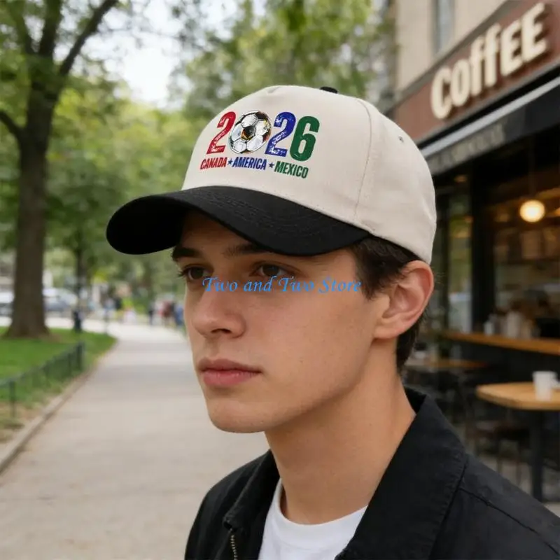 HX6F Breathable Unisex Sports Hat For 2026 Soccer Sports Lightweight And Practical Design Adjustable Baseball Cap