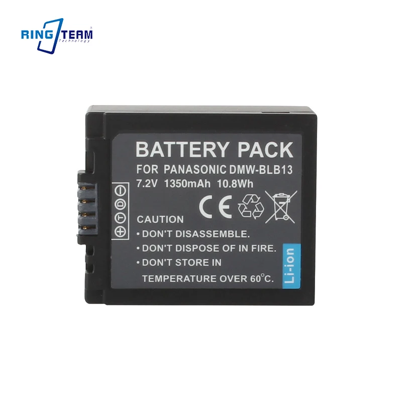 DMW-BLB13 Battery for Panasoinc Lumix DMC-G10 G1 G2 GF1 GH1 Camera