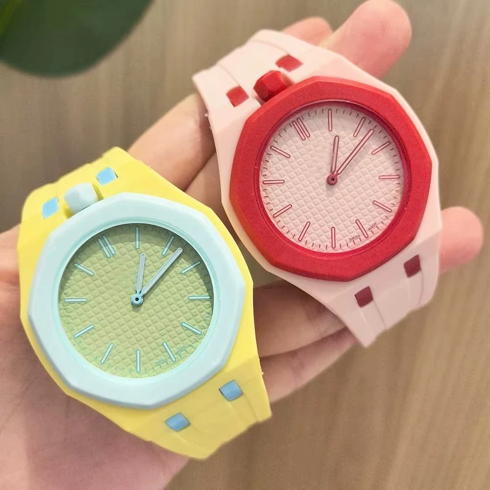 Case+Strap For Swatch X AP Royal Pop Pocket Watch Change to Wristbands Silicone Band Bracelet All-around Protection Accessories