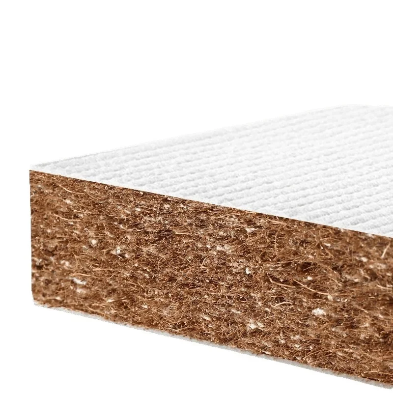 حصيرة بنية صلبة، طبيعية، نخيل جوز الهند، فاخرة خفيفة، مرتبة، سيمونز، ربيع، للبالغين #5