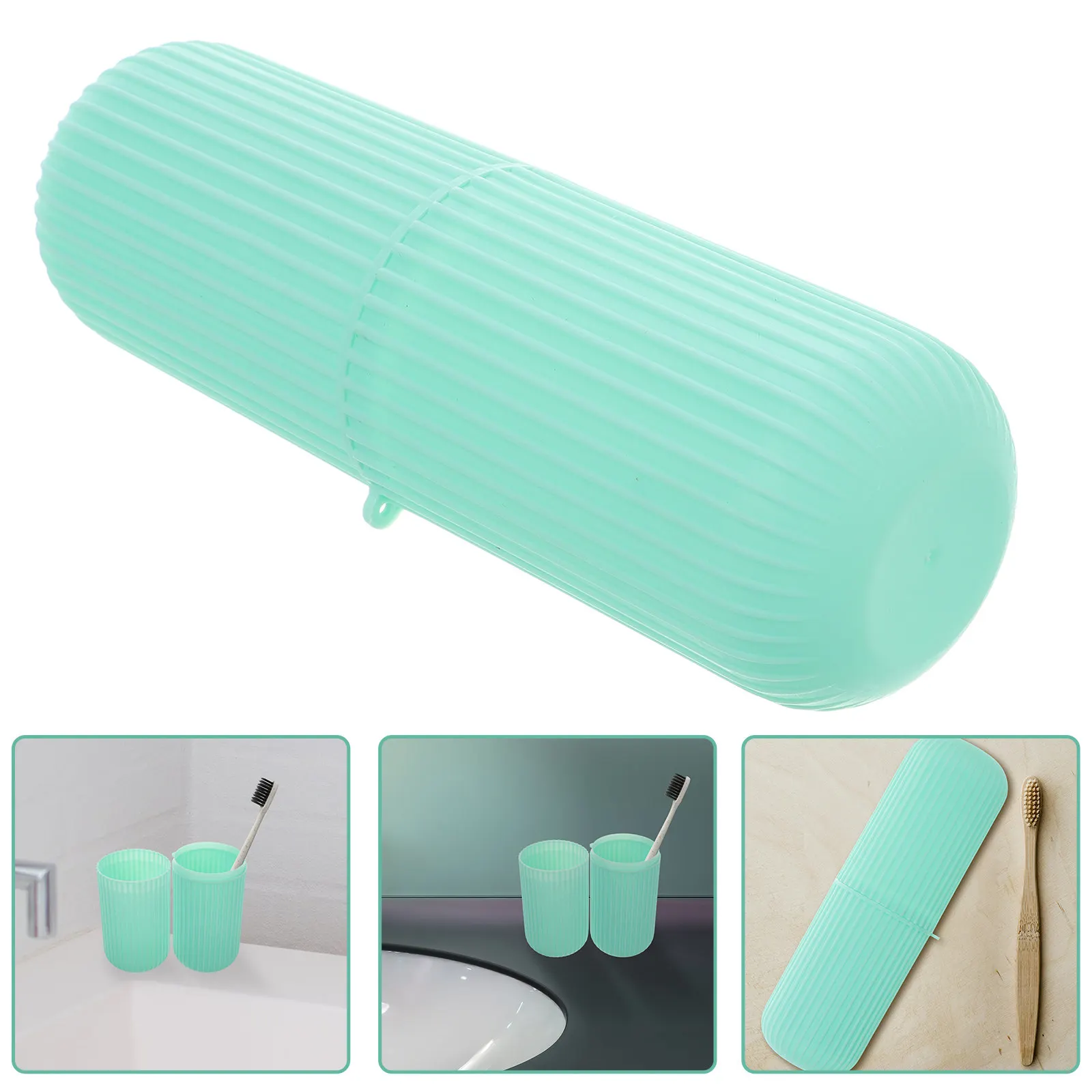 Toothbrush Storage Box Travel Holder Toothpaste Portable Cup Halloween Christmas Portable Toothbrush Case Toothbrush Holders
