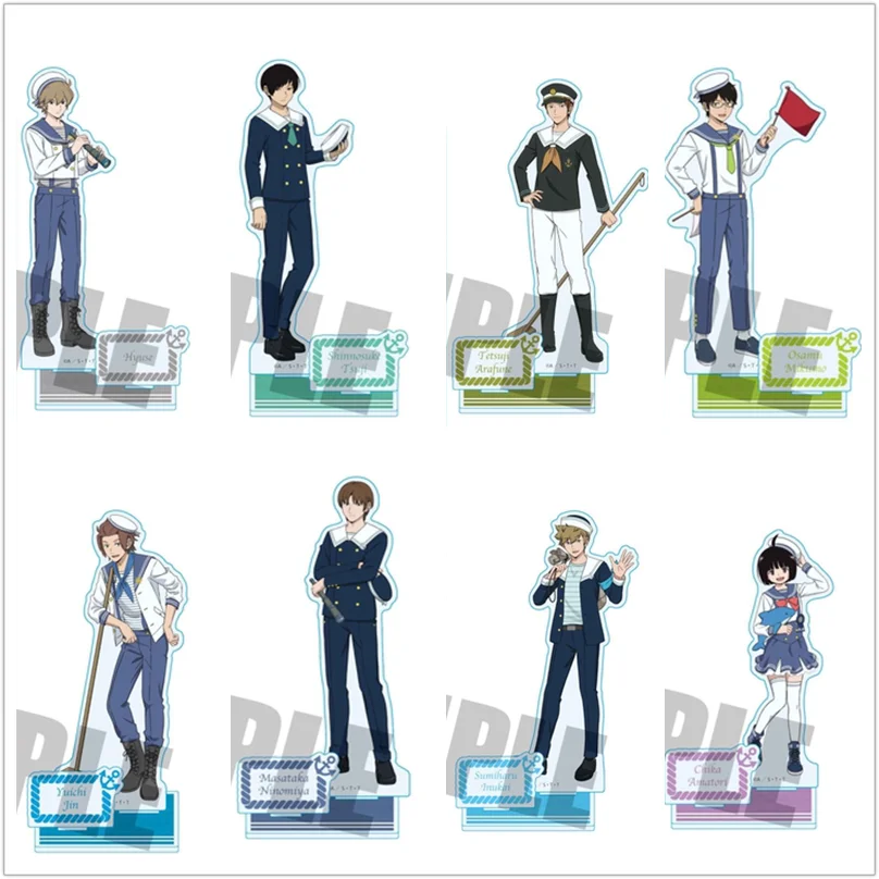 Anime SHIORI USAMI TAKUMI RINDO YOTARO Action Figure Doll Acrylic Stand Model Plate Marine Sailor Cosplay Toy Gift