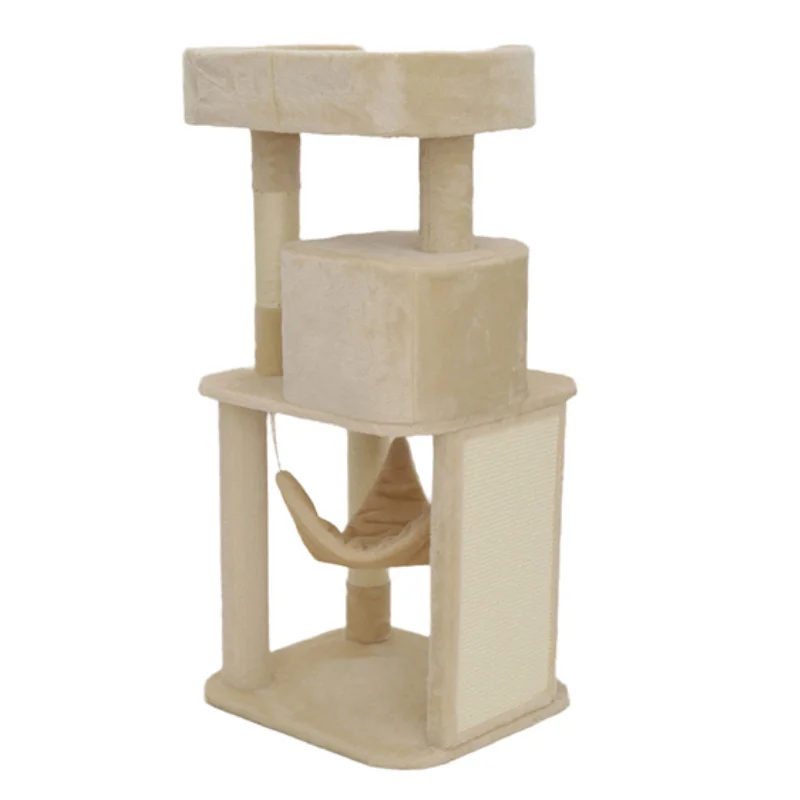 HOOPET Cat Climbing Frame Home Small Household Does Not Take Up Space Cat Nest All-Season Universal Multi-Layer Jumping Platform