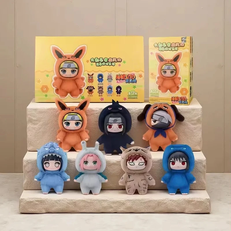 

2025 Naruto Blind Box Shippuden Cute Beast Party; Серия Плюш Наруто; Плюшевая кукла; Подвеска Аксессуары для аниме-фильмов Милые куклы