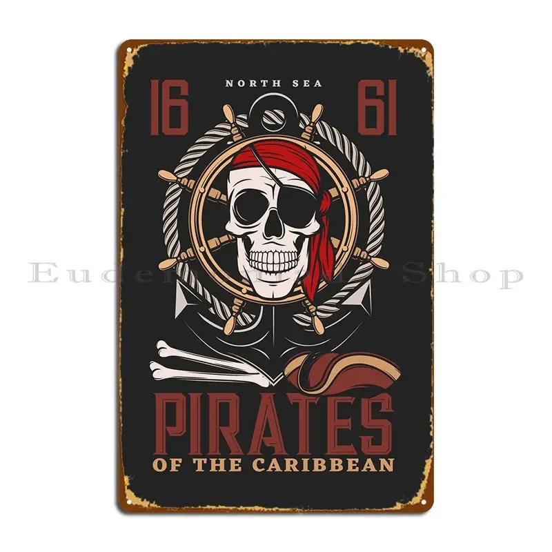 Pirate Metal Plaque Designing Kitchen Cinema Printing Designing Tin Sign Poster